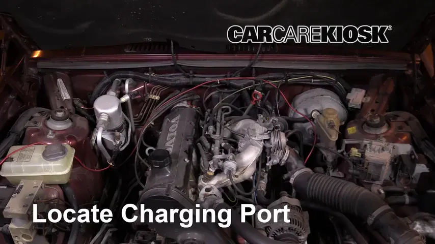 1992 Volvo 740 2.3L 4 Cyl. Wagon Air Conditioner Recharge Freon